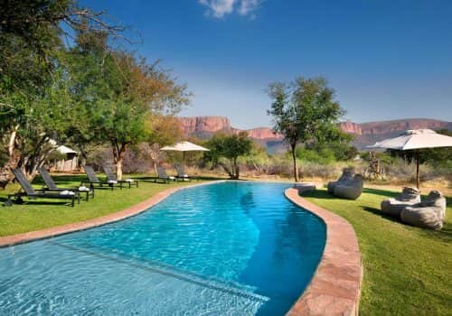 Guest pool area