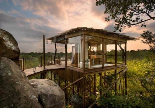 Lion Sands_Kingston Treehouse_4_ Exterior Treehouse Drawbridge Lowered _preview