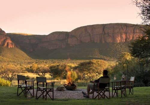 Quiet reflection is easy with a view like this and the space to enjoy it